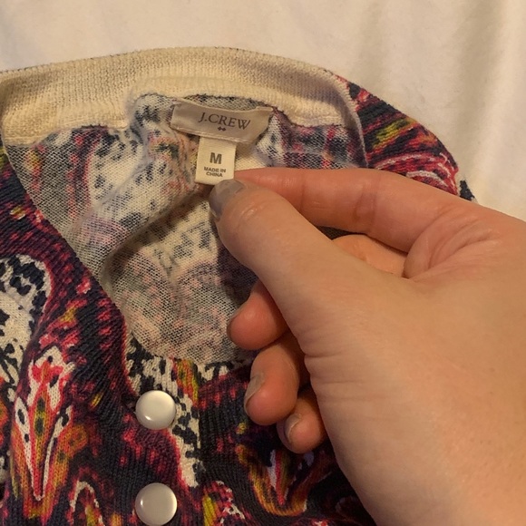 Patterned J.Crew Cardigan - Picture 5 of 5